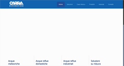 Desktop Screenshot of carradepurazioni.it